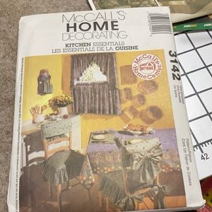 Home decor pattern McCall